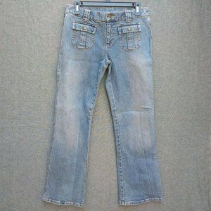 Vintage RL Polo Jeans BootCut Patched Flap Pockets Women's Jeans Size 10